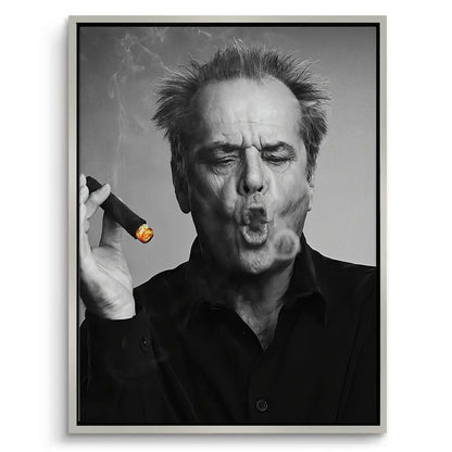 Jack Nicholson Cigar - Canvas