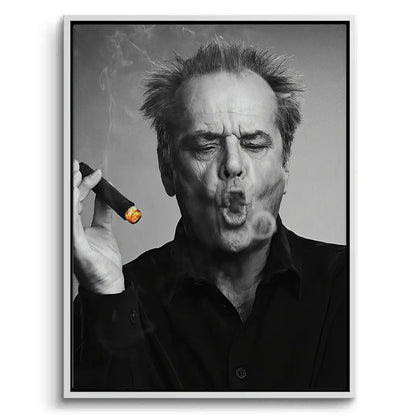 Jack Nicholson Cigar - Canvas