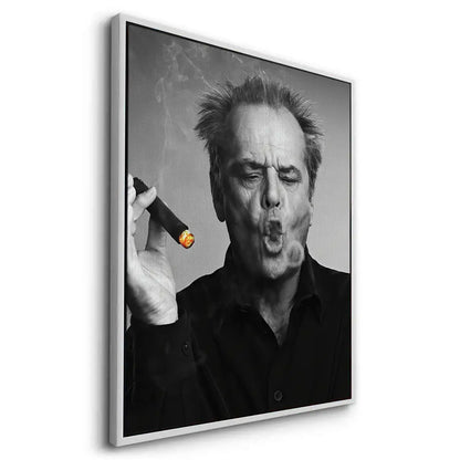 Jack Nicholson Cigar - Canvas