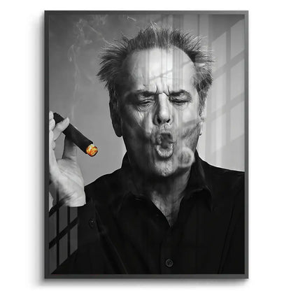 Jack Nicholson Cigar - Fine Art