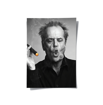 Jack Nicholson Cigar - Poster