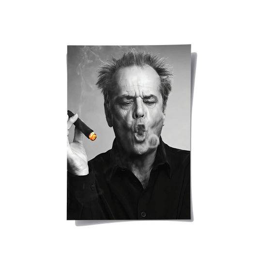 Jack Nicholson Cigar - Poster