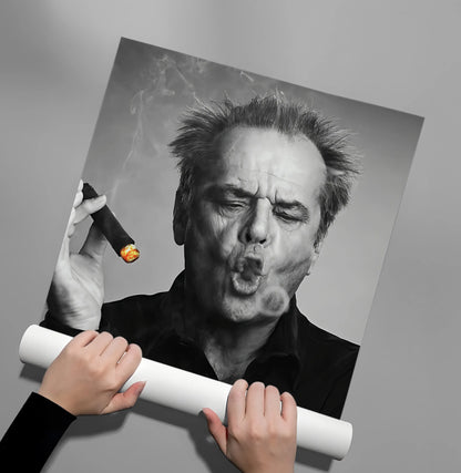 Jack Nicholson Cigar - Poster