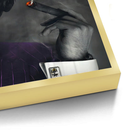 Jack Nicholson Joker Blowing Smoke - Fine Art