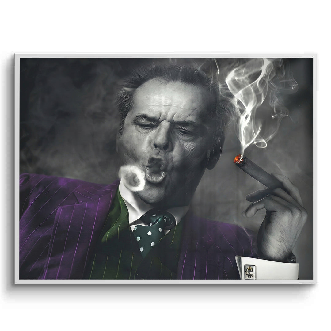 2Jack Nicholson Joker Blowing Smoke - Fine Art