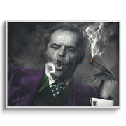 Jack Nicholson Joker Blowing Smoke - Fine Art