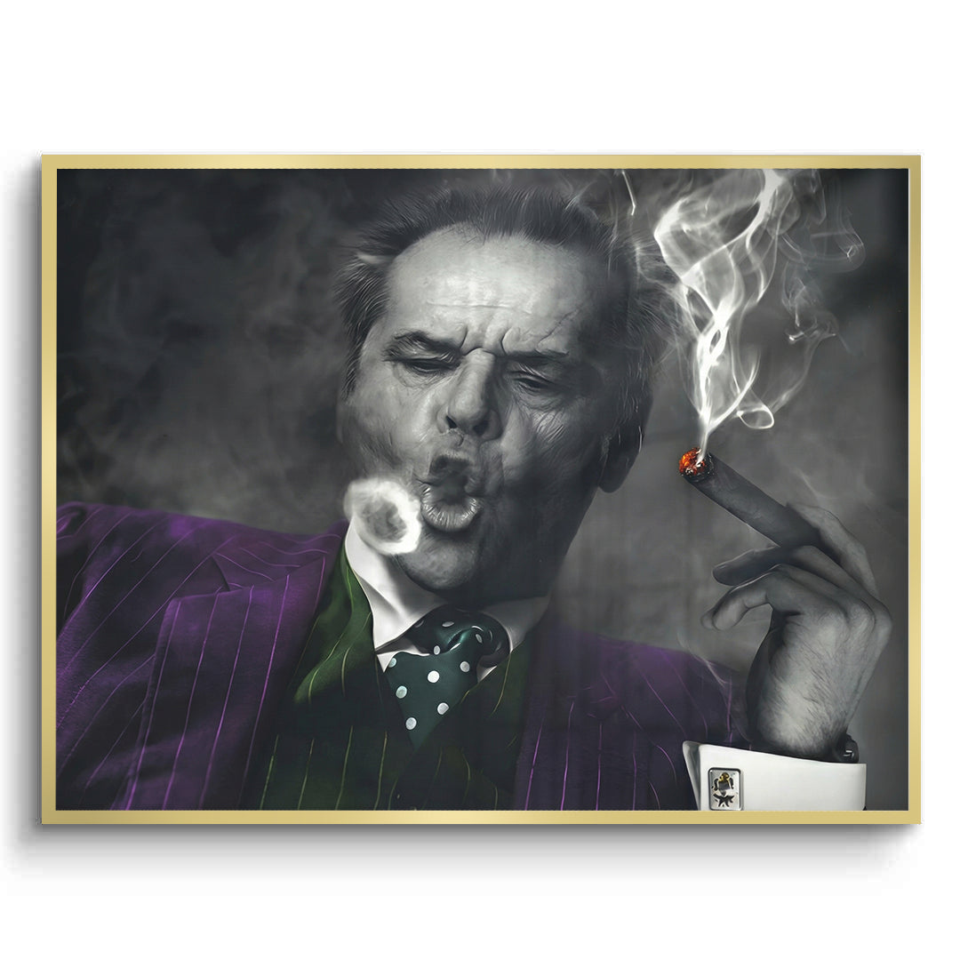 2Jack Nicholson Joker Blowing Smoke - Fine Art