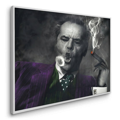 Jack Nicholson Joker Blowing Smoke - Fine Art