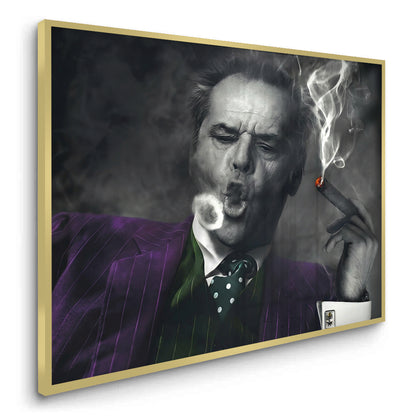 Jack Nicholson Joker Blowing Smoke - Fine Art