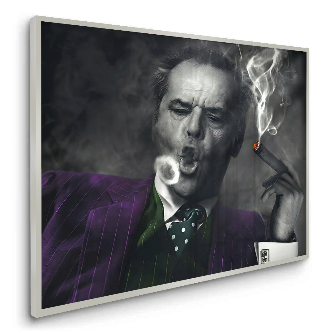 2Jack Nicholson Joker Blowing Smoke - Fine Art