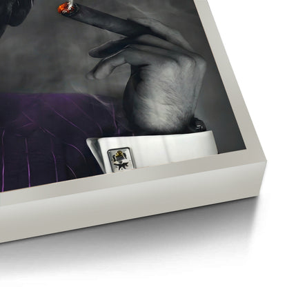 Jack Nicholson Joker Blowing Smoke - Fine Art