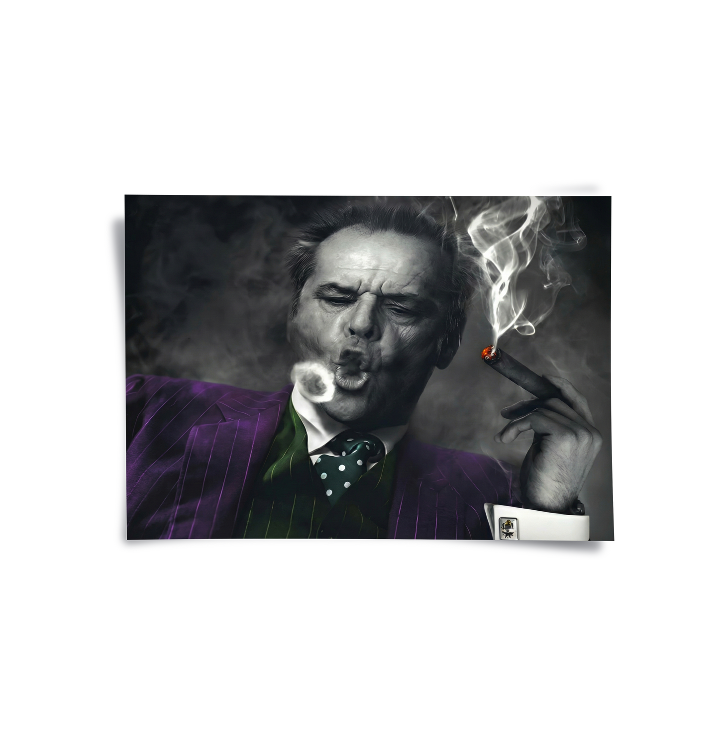 2Jack Nicholson Joker Blowing Smoke - Poster