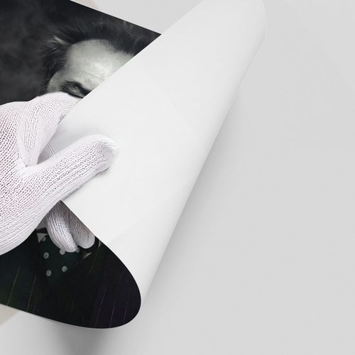 Jack Nicholson Joker Blowing Smoke - Poster