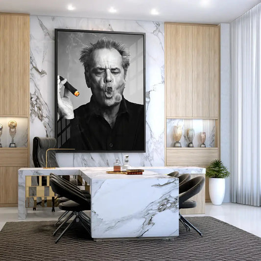 Jack Nicholson Cigar - Acrylic