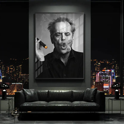 Jack Nicholson Cigar - Fine Art