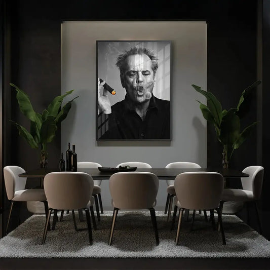 Jack Nicholson Cigar - Fine Art