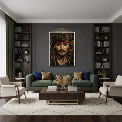 Jack Sparrow Captain’s Wisdom - Canvas