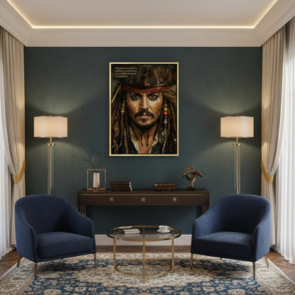 Jack Sparrow Captain’s Wisdom - Canvas