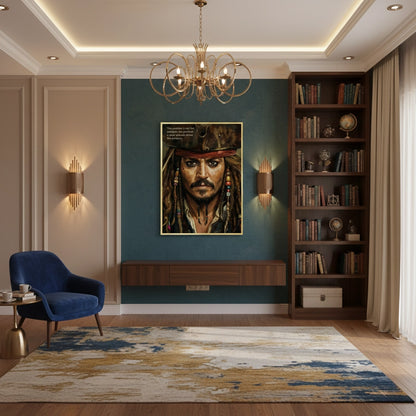 Jack Sparrow Captain’s Wisdom - Fine Art