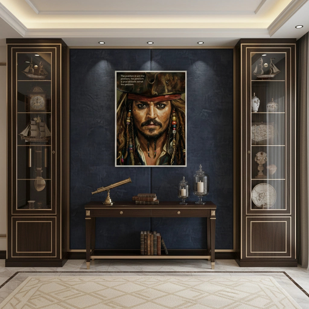 2Jack Sparrow Captain’s Wisdom - Fine Art