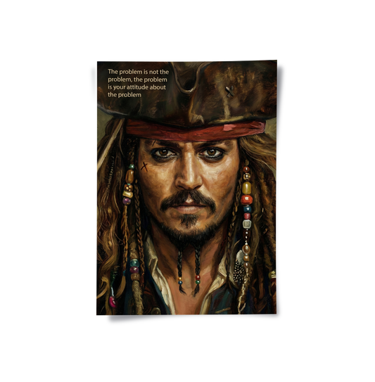 Jack Sparrow Captain’s Wisdom - Poster