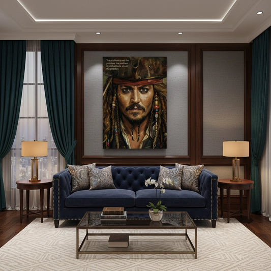 Jack Sparrow Captain’s Wisdom - Canvas
