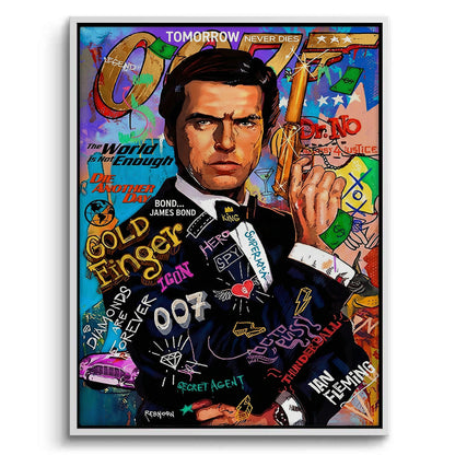 James Bond 007 Pop Art  - Canvas