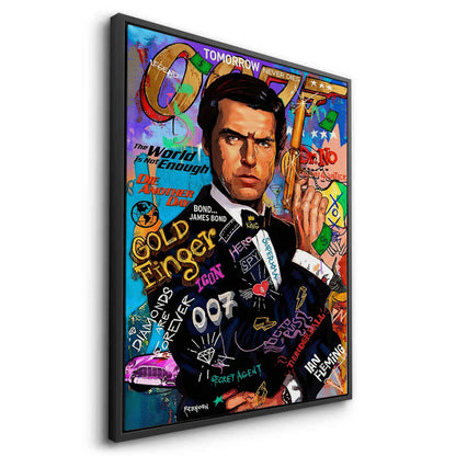 James Bond 007 Pop Art  - Canvas