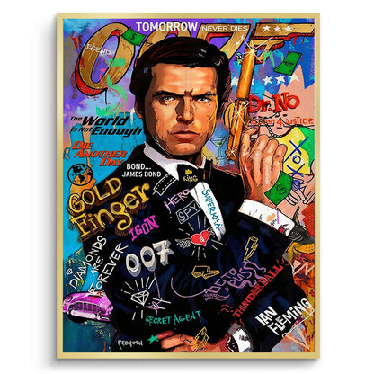 James Bond 007 Pop Art - Fine Art