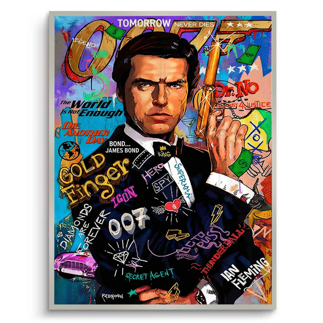 2James Bond 007 Pop Art - Fine Art
