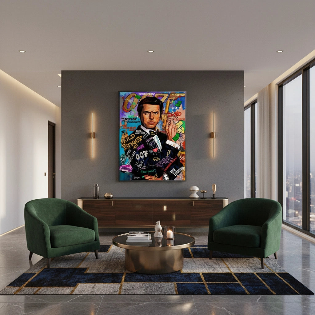2James Bond 007 Pop Art - Fine Art