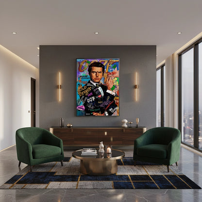 James Bond 007 Pop Art - Fine Art