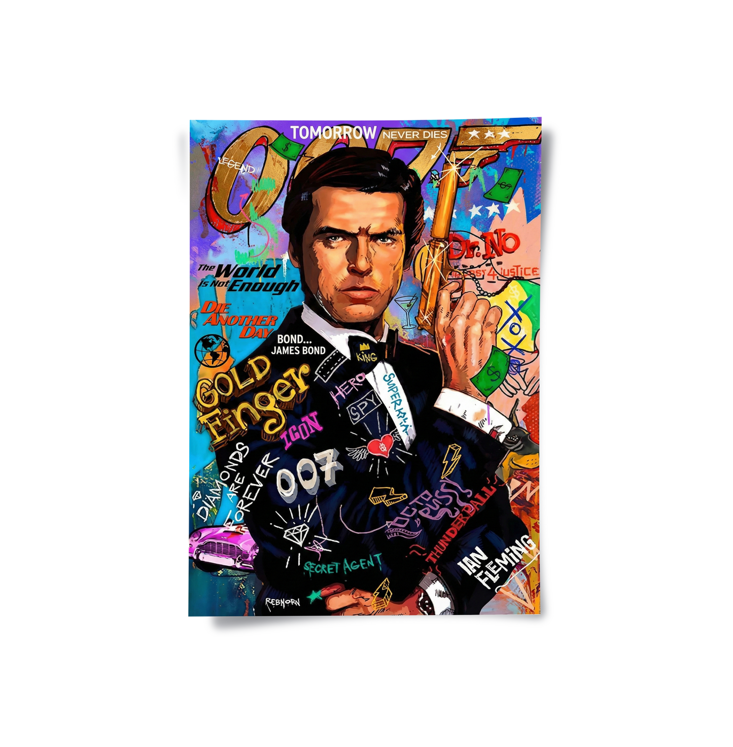 2James Bond 007 Pop Art - Poster