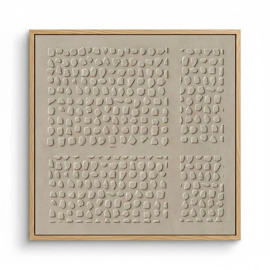 Japandi Taupe Dot Painting #JTDP550