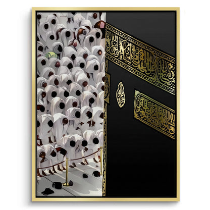 Kaaba and Hajj Pilgrims - Canvas