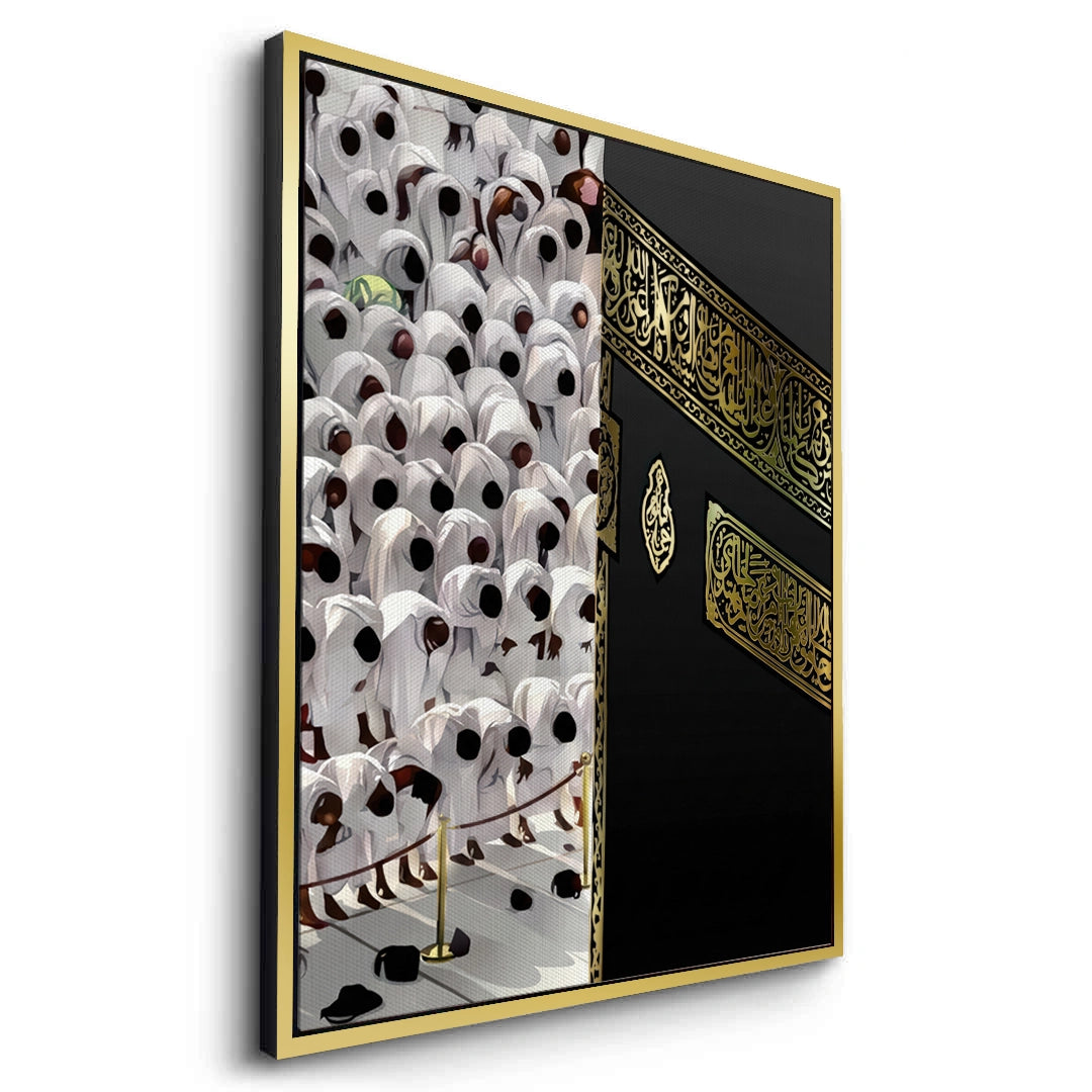 2Kaaba and Hajj Pilgrims - Canvas