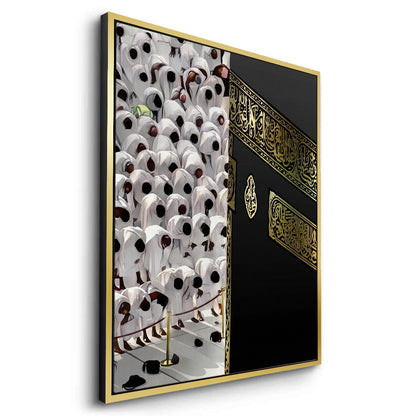Kaaba and Hajj Pilgrims - Canvas