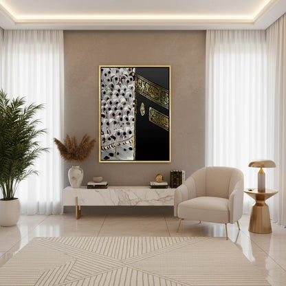 Kaaba and Hajj Pilgrims - Canvas