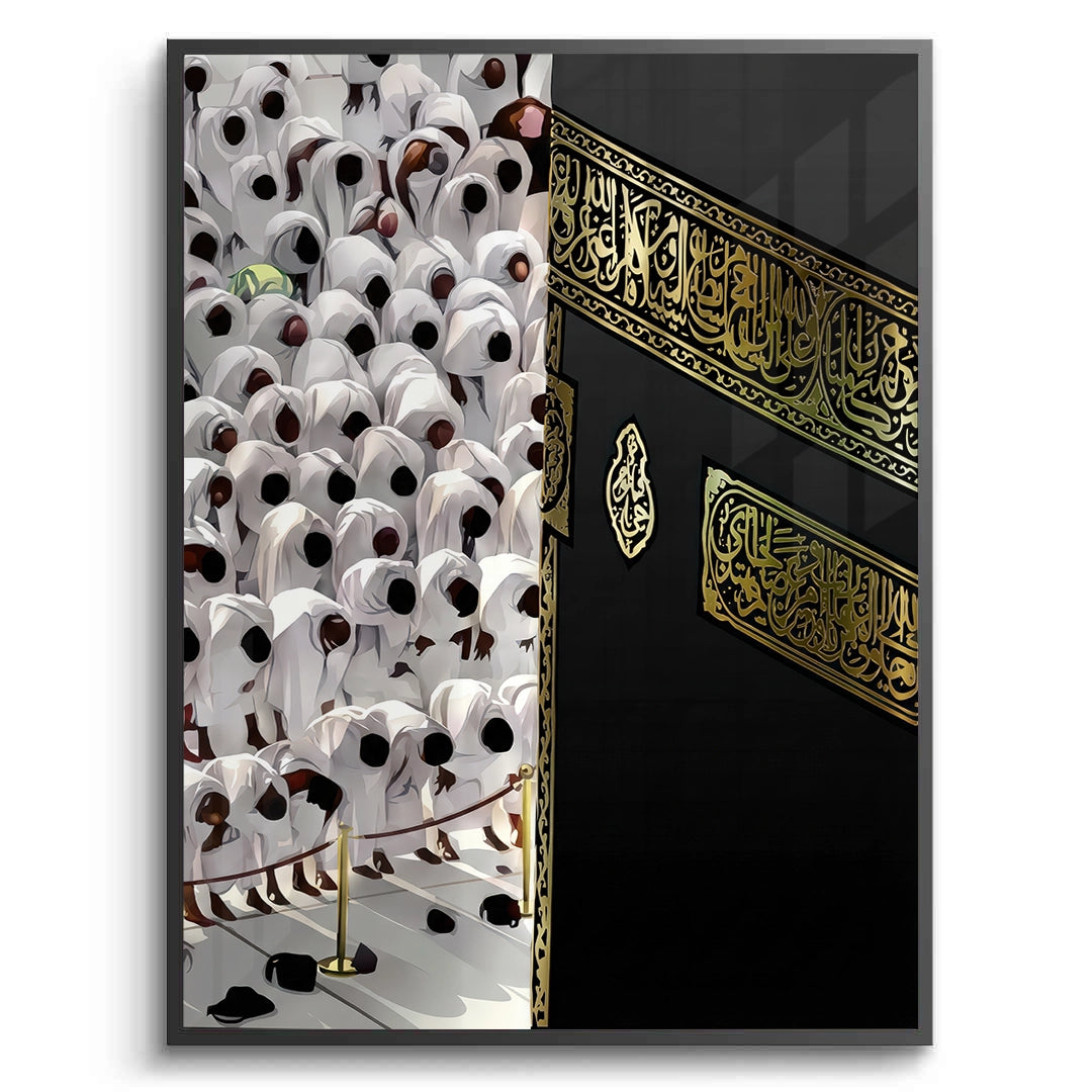 2Kaaba and Hajj Pilgrims - Fine Art