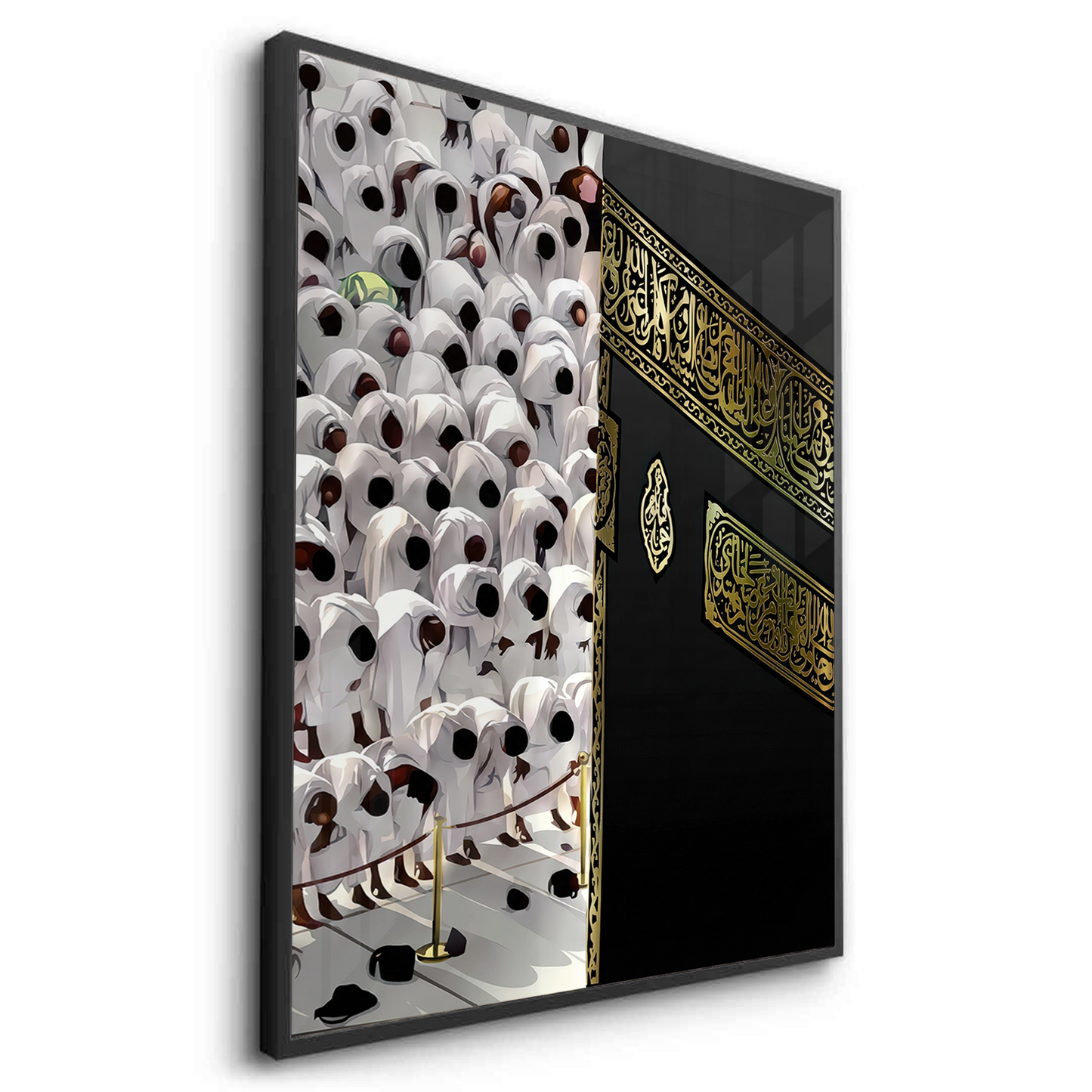 2Kaaba and Hajj Pilgrims - Fine Art