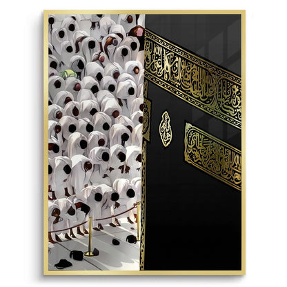 Kaaba and Hajj Pilgrims - Fine Art