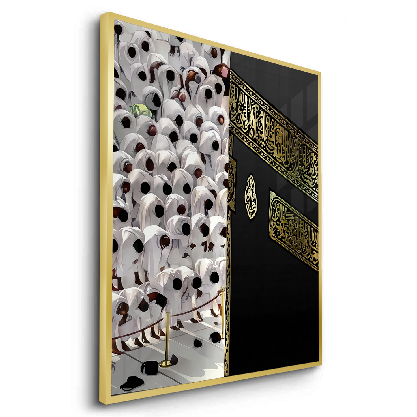 2Kaaba and Hajj Pilgrims - Fine Art