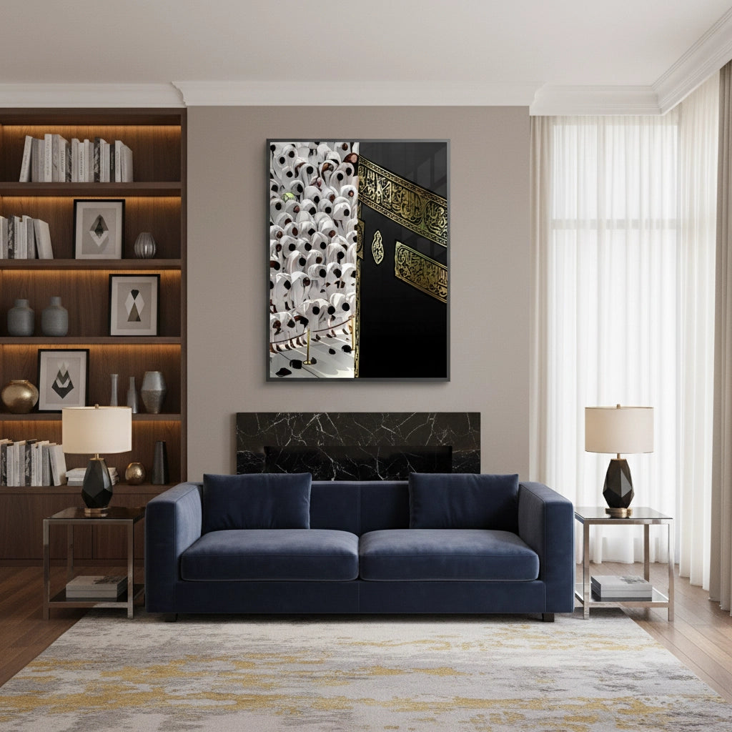 Kaaba and Hajj Pilgrims - Fine Art