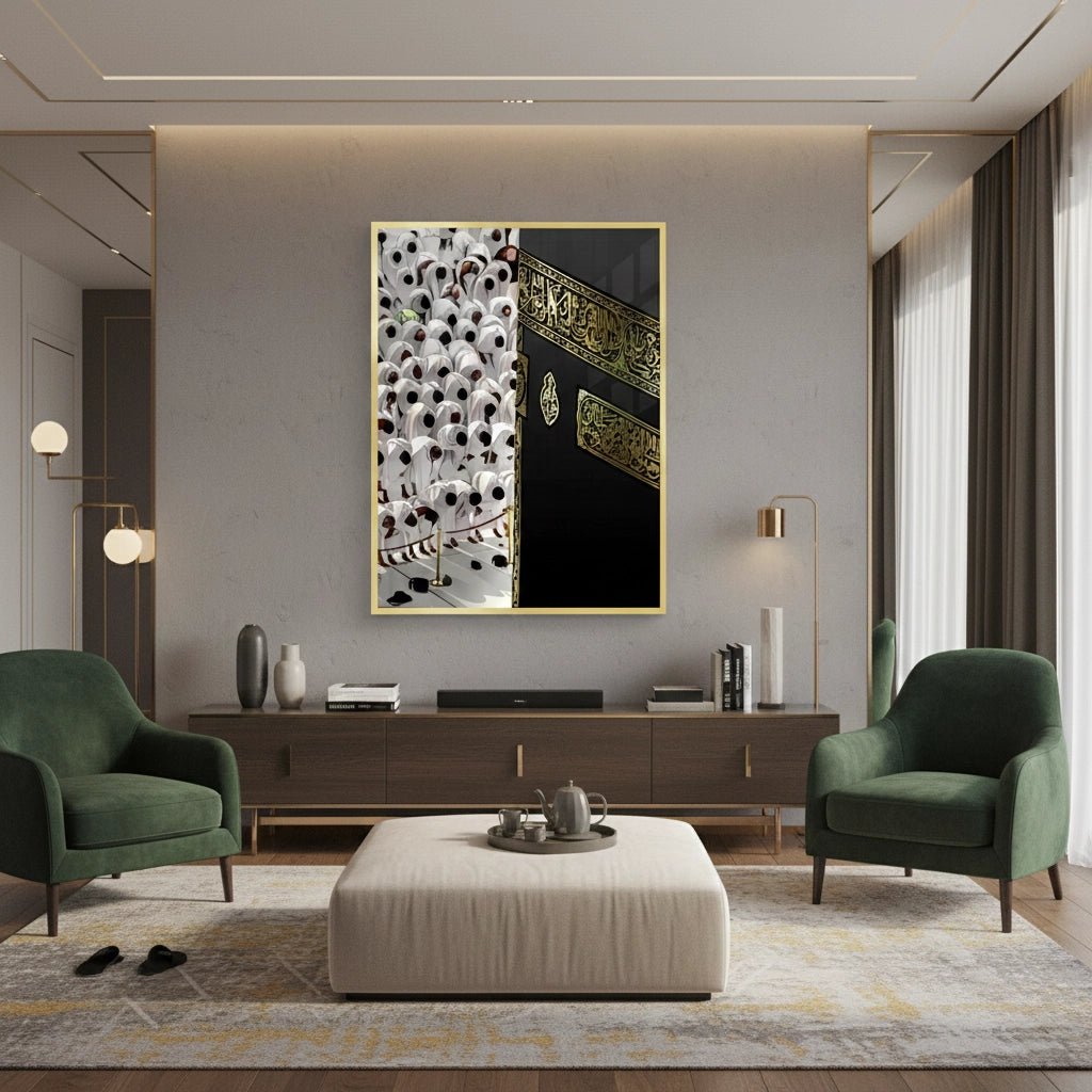 2Kaaba and Hajj Pilgrims - Fine Art