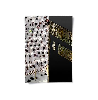 Kaaba and Hajj Pilgrims - Poster