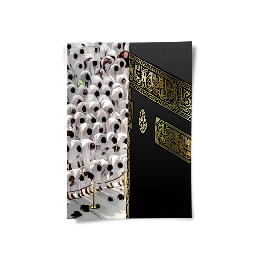 Kaaba and Hajj Pilgrims - Poster
