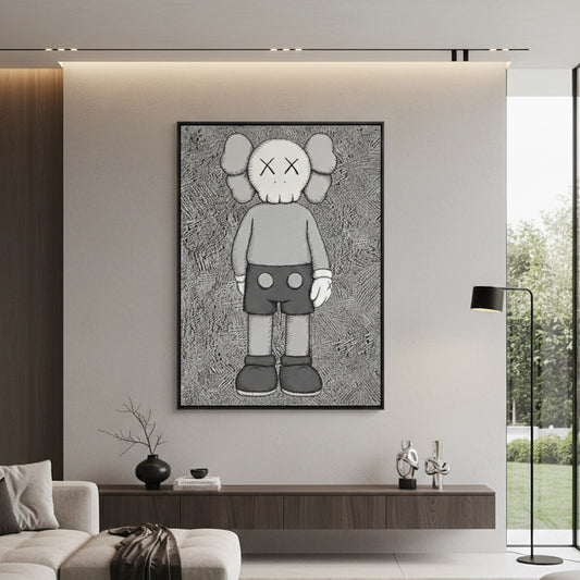 Kaws Pop Figure Painting #TMPF110
