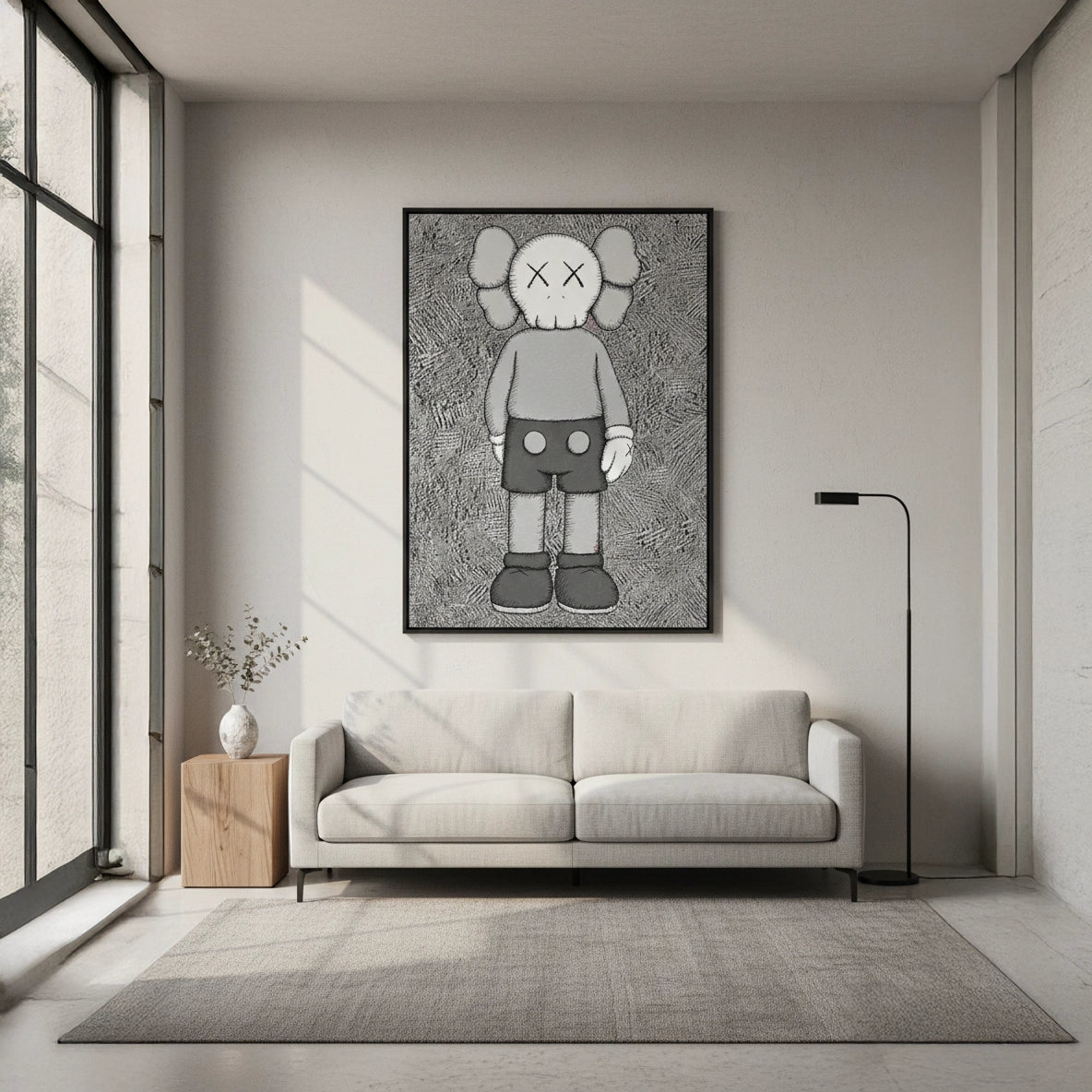 2Kaws Pop Figure Painting #TMPF110