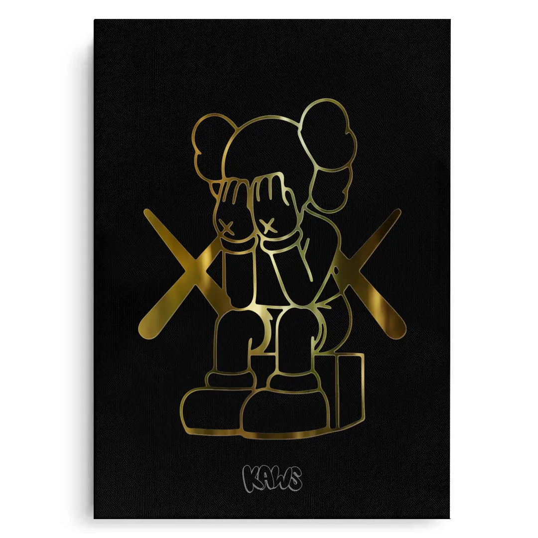 2Kaws set of 3 - Canvas