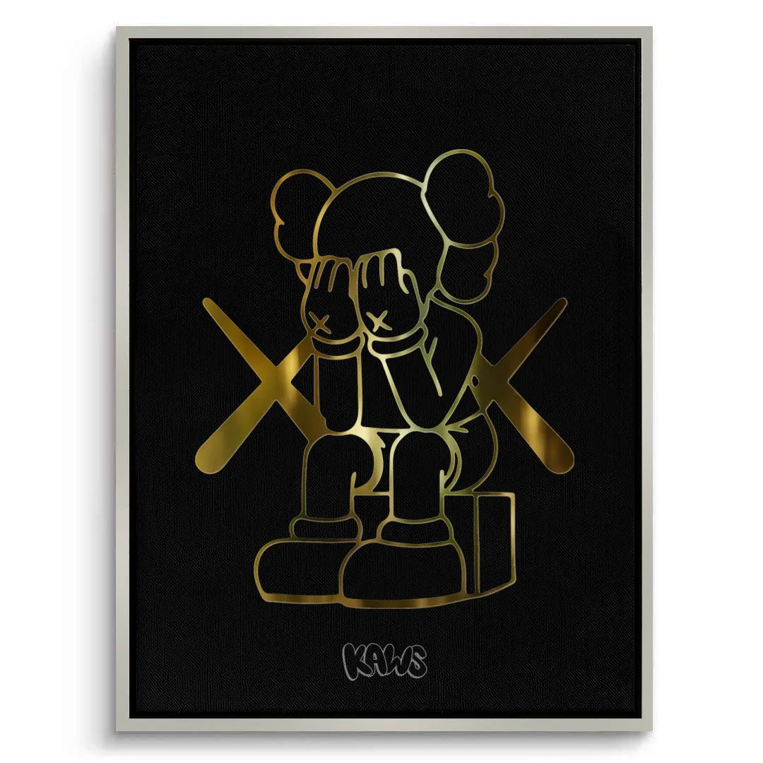 2Kaws set of 3 - Canvas